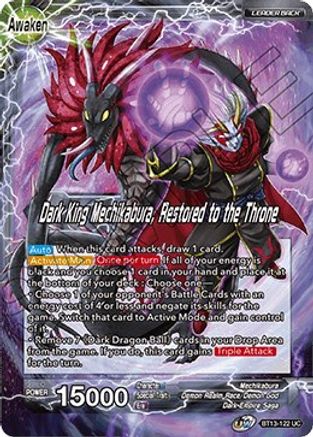 Mechikabura // Dark King Mechikabura, Restored to the Throne - Supreme Rivalry - Uncommon - BT13-122