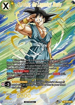 Son Goku, the Legendary Warrior (Gold Stamped) - Promotion Cards - Promo - P-291