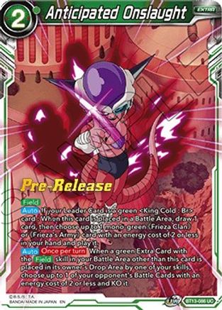 Anticipated Onslaught - Supreme Rivalry Pre-Release Cards - Rare - BT13-086