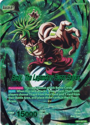 Broly // Broly, The Legendary Super Saiyan - Collector's Selection Vol. 1 - Rare - BT1-057