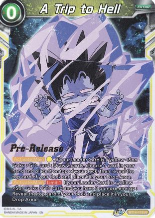 A Trip to Hell - Cross Spirits Pre-Release Cards - Rare - BT14-118