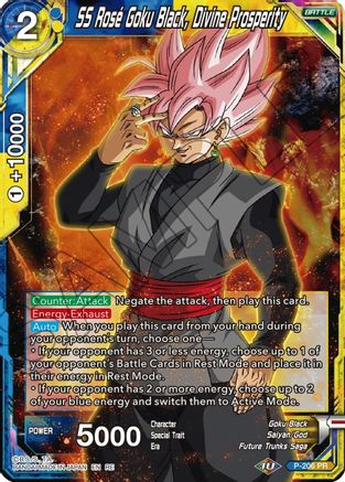 SS Rose Goku Black, Divine Prosperity - Mythic Booster - Uncommon - P-206