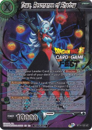 Towa, Resonance of Shadow (Card Game Fest 2022) - Tournament Promotion Cards - Promo - BT14-123