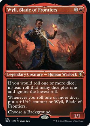 Wyll, Blade of Frontiers (Foil Etched) - Commander Legends: Battle for Baldur's Gate - R - 512