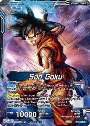 Son Goku // Super Saiyan Blue Son Goku Returns (Gold-Stamped) - Promotion Cards - Promo - P-399