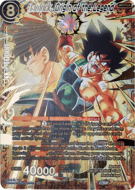 Bardock, Origin of the Legend (GDR) - Dawn of the Z-Legends - God Rare - BT18-148
