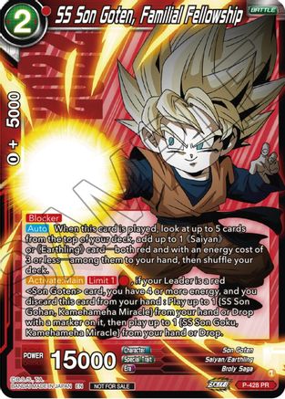SS Son Goten, Familial Fellowship - Promotion Cards - Promo - P-428