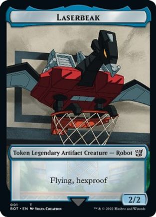 Laserbeak Token - Universes Beyond: Transformers - T - 1