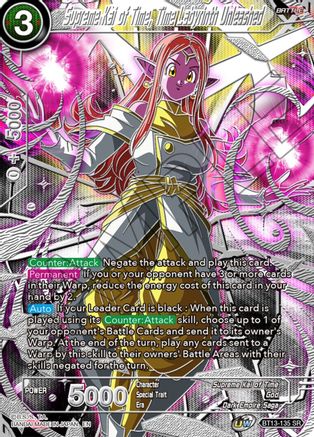 Supreme Kai of Time, Time Labyrinth Unleashed - Collector's Selection Vol. 3 - Super Rare - BT13-135