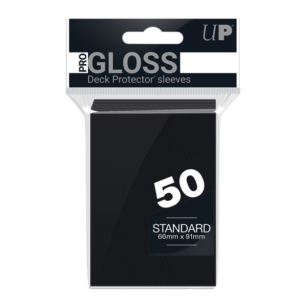 Standard Deck Protectors - Black (50-Pack)