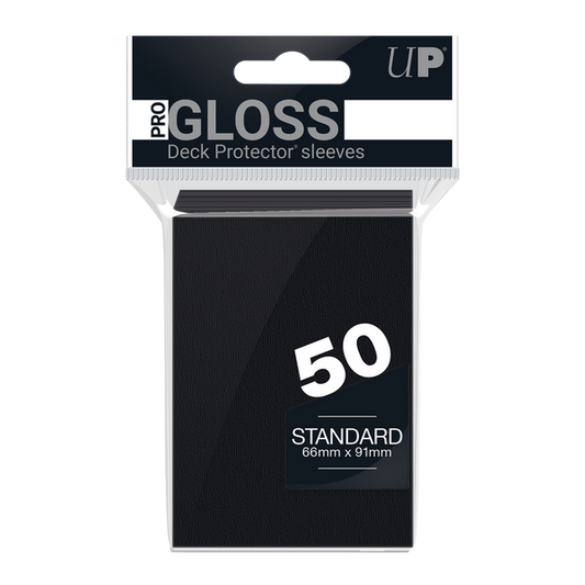 Standard Deck Protectors - Black (50-Pack)