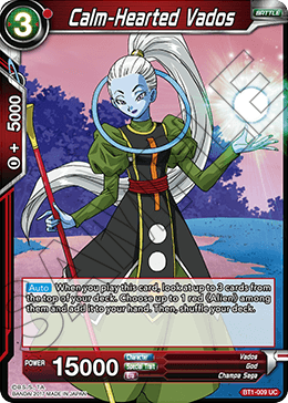 Calm-Hearted Vados - Galactic Battle - Uncommon - BT1-009