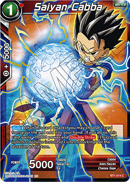 Saiyan Cabba (Alternate Art) - Special Anniversary Set - Common - BT1-014