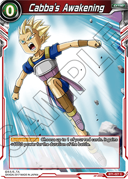 Cabba's Awakening (Reprint) - Battle Evolution Booster - Common - BT1-027