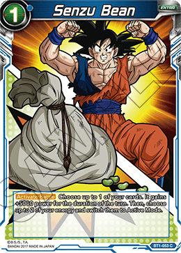 Senzu Bean (Reprint) - Battle Evolution Booster - Common - BT1-053