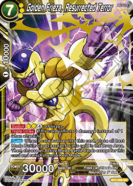 Golden Frieza, Resurrected Terror - Galactic Battle - Super Rare - BT1-086