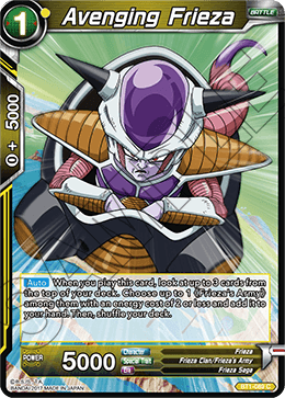 Avenging Frieza (Reprint) - Battle Evolution Booster - Common - BT1-089