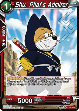 Shu, Pilaf's Admirer - Rise of the Unison Warrior - Common - BT10-021