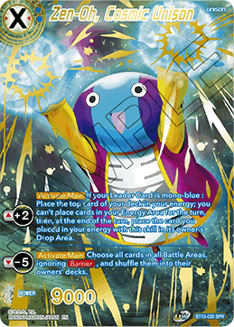 Zen-Oh, Cosmic Unison (SPR) - Rise of the Unison Warrior - Special Rare - BT10-035