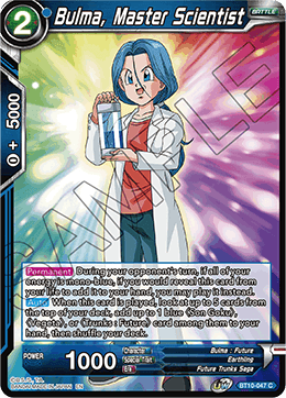 Bulma, Master Scientist - Rise of the Unison Warrior (2nd Edition) - Common - BT10-047