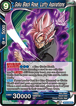 Goku Black Rose, Lofty Aspirations - Rise of the Unison Warrior - Rare - BT10-050