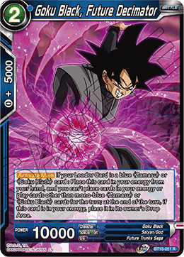 Goku Black, Future Decimator - Rise of the Unison Warrior - Rare - BT10-051