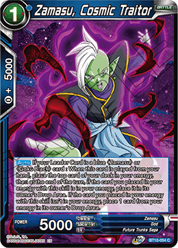 Zamasu, Cosmic Traitor - Rise of the Unison Warrior - Common - BT10-054