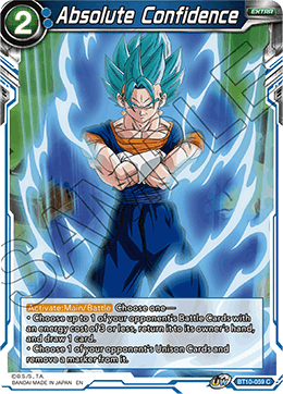 Absolute Confidence - Rise of the Unison Warrior (2nd Edition) - Common - BT10-059