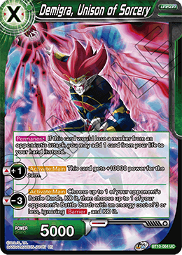 Demigra, Unison of Sorcery - Rise of the Unison Warrior - Uncommon - BT10-064