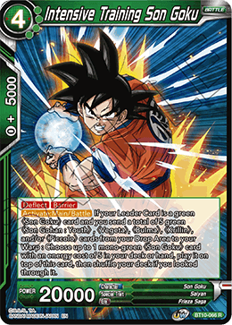 Intensive Training Son Goku - Rise of the Unison Warrior - Rare - BT10-066