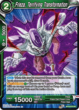 Frieza, Terrifying Transformation - Rise of the Unison Warrior - Uncommon - BT10-073