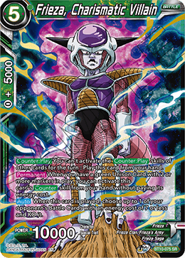 Frieza, Charismatic Villain (Silver Foil) - Expansion Deck Box Set 20: Ultimate Deck 2022 - Super Rare - BT10-075