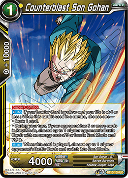 Counterblast Son Gohan - Rise of the Unison Warrior (2nd Edition) - Uncommon - BT10-100