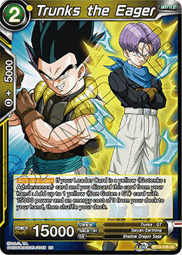 Trunks the Eager - Rise of the Unison Warrior - Uncommon - BT10-109