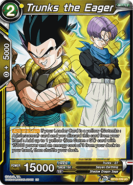 Trunks the Eager - Rise of the Unison Warrior (2nd Edition) - Uncommon - BT10-109