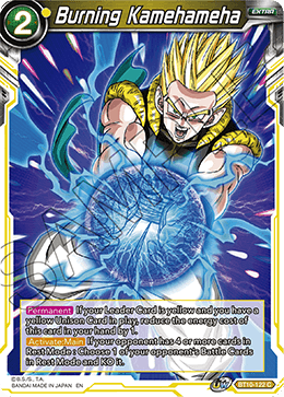 Burning Kamehameha - Rise of the Unison Warrior - Common - BT10-122