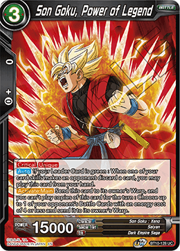 Son Goku, Power of Legend - Rise of the Unison Warrior (2nd Edition) - Uncommon - BT10-128