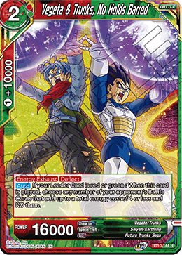 Vegeta & Trunks, No Holds Barred - Rise of the Unison Warrior - Rare - BT10-144