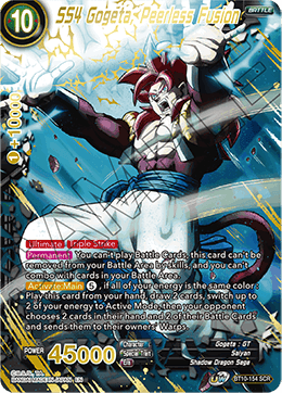 SS4 Gogeta, Peerless Fusion - Rise of the Unison Warrior (2nd Edition) - Secret Rare - BT10-154