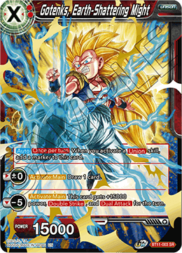 Gotenks, Earth-Shattering Might - Vermilion Bloodline - Super Rare - BT11-003