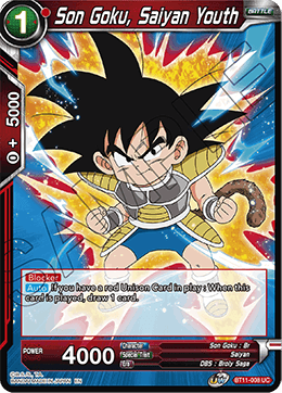 Son Goku, Saiyan Youth - Vermilion Bloodline (2nd Edition) - Uncommon - BT11-008