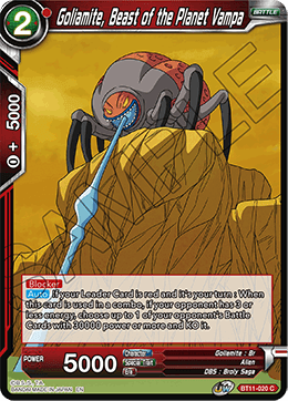 Goliamite, Beast of the Planet Vampa - Vermilion Bloodline - Common - BT11-020