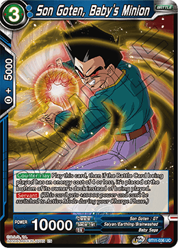 Son Goten, Baby's Minion - Vermilion Bloodline (2nd Edition) - Uncommon - BT11-036