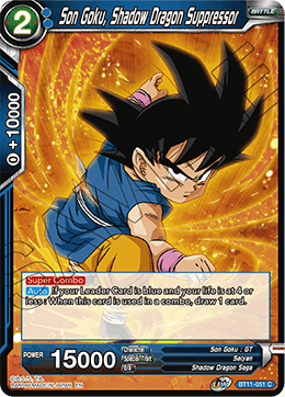 Son Goku, Shadow Dragon Suppressor - Vermilion Bloodline (2nd Edition) - Common - BT11-051