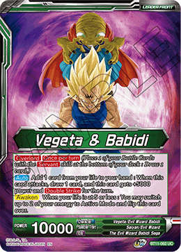 Vegeta & Babidi // Babidi & Prince of Destruction Vegeta, Mightiest Majin - Vermilion Bloodline - Uncommon - BT11-062