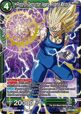 Prince of Destruction Vegeta, Prideful Warrior - Vermilion Bloodline - Super Rare - BT11-066