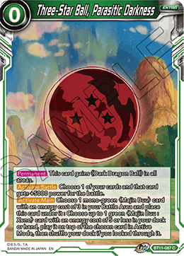 Three-Star Ball, Parasitic Darkness - Vermilion Bloodline (2nd Edition) - Common - BT11-087