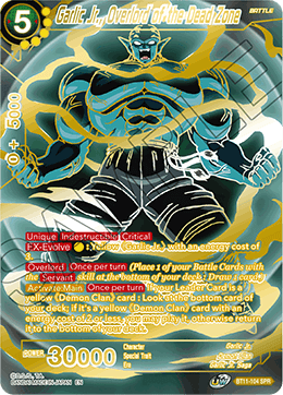 Garlic Jr., Overlord of the Dead Zone (SPR) - Vermilion Bloodline - Special Rare - BT11-104