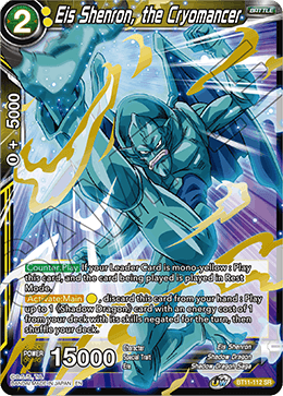 Eis Shenron, the Cryomancer - Vermilion Bloodline - Super Rare - BT11-112