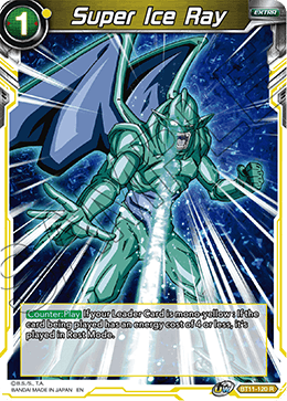 Super Ice Ray - Vermilion Bloodline - Rare - BT11-120